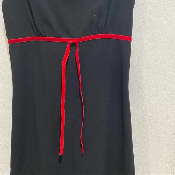 Janette Fashion Black and Red   Dress Sz Small - Picture 5 of 8